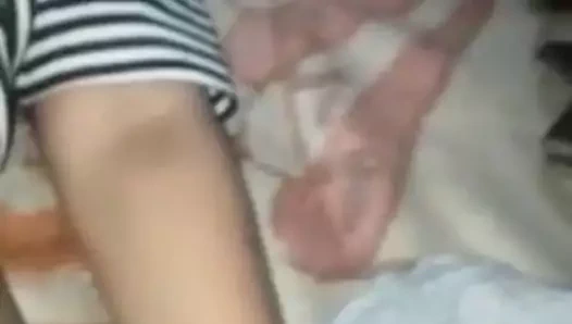 Desi süper sıcak tıraş kedi eş