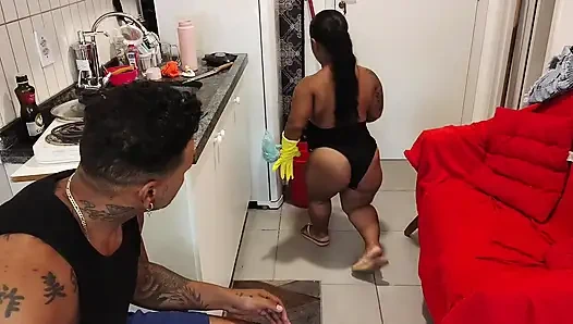 Bir devin cüce - büyük zenci