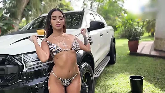 Arabanı yıkayabilir miyim?