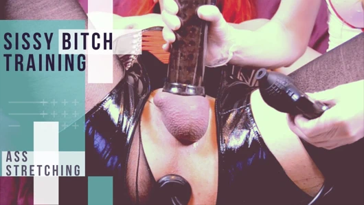 sapık hemşire şişirilebilir fiş ile korkak kıçını eğitiyor