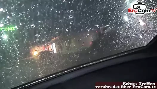 Oral seks ve yutmak at mc donalds ins araba kamu genç pov