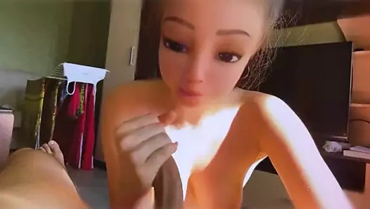 Kocaman mütevazi gözlü kız beni emdi