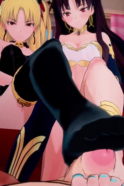 Ishtar ve Ereshkigal çifte ayakla muamele (ses yok)