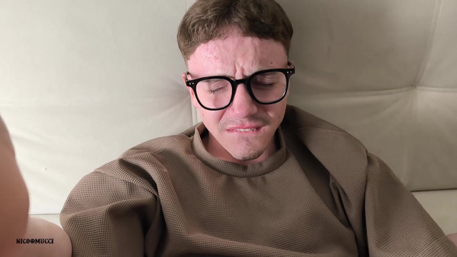 Stepdaddy Masturbates Me and Fucks Me Bareback in POV Hard and Deep, He Fills My Ass with Milk