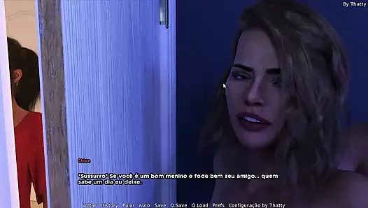 LISC трахаю милфу Chloe очень жестко и глубоко, в твоей комнате с открытыми дверями