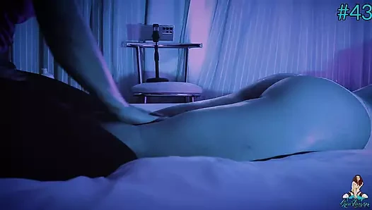 Evli kadın masajı almaya geldi ve zevkten çıldırdı.