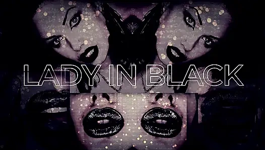 Asmr ve büyüleyici lipnoz! Siyah 31 talimatı içindeki bayan