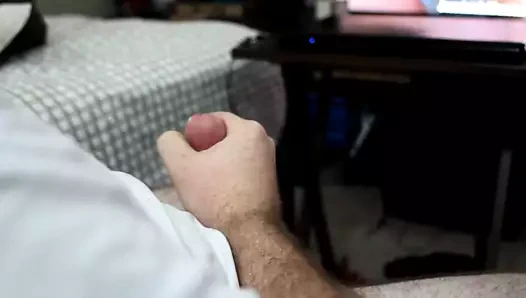 Büyük cumshot ile yüksek sesle orgazm