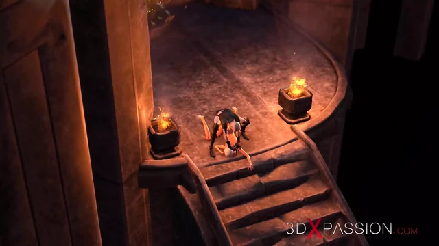 Necromancer ritüeller yerine sert genç kızı sikiyor