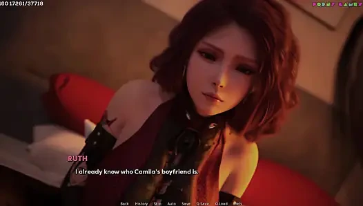 Shamandev'in arzu gölgeleri - kız arkadaşım, öğretmenim ve üvey kız kardeşim için aynı büyük zenci 64