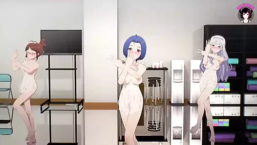 Genç idoller - seksi dans neredeyse çıplak