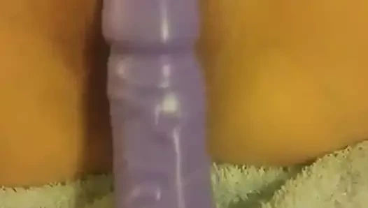 Gf alarak bir büyük mor yapay penis