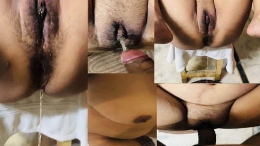 Hintli evli kadın odasında tek başına mastürbasyon yapıyor ve masada sikiliyor