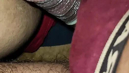 Tam tatmin ateşli Hintli ev hanımı kocası