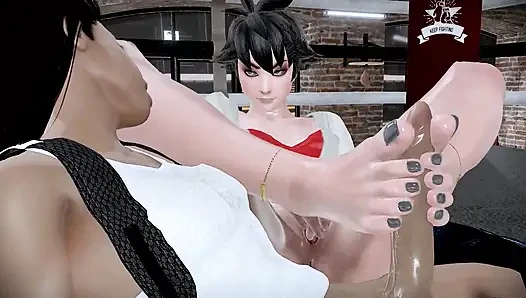 Makoto'nun dayanıklılık eğitimi seansı