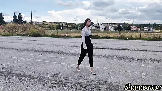 Kendimi döl yeme eğitim filmi için hazırlıyorum