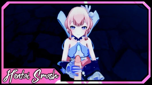 Mimi bir pov oral seks verir ve yüz - genshin etkisi alır.