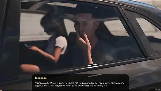 Artık para yok #1: Johannes Tris'in üstüne düştü ve siki dışarı çıktı