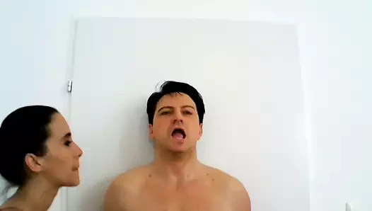 Köle bobby almak ağız dolu ile spit tarafından lyla ve mira