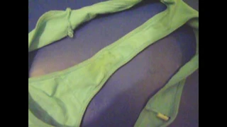 Olgun teyzemin kirli mavi külotu