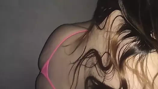 Oral Creampie sonra oral seks, derin boğaz, ağzına boşalmak