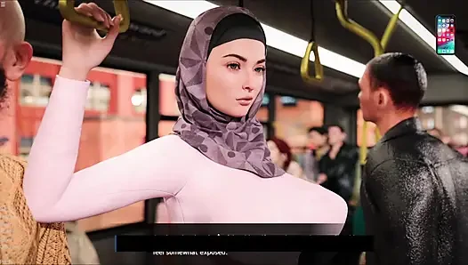 Yasmin halk otobüsünde bir grup yabancı tarafından sikiliyor
