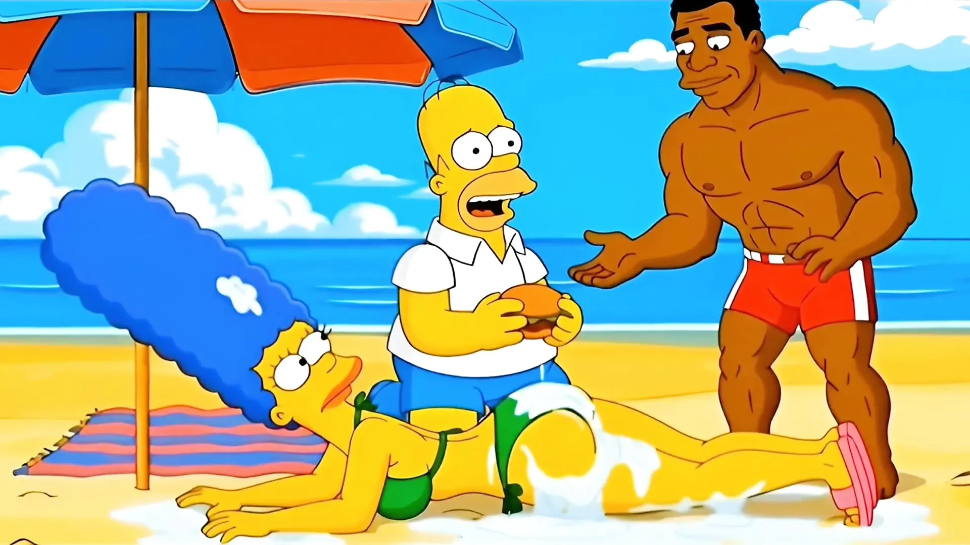 Beach Bitch: Married Housewife Gets Fucked On The Beach