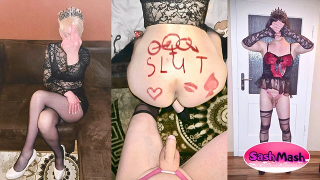 Kadın egemenliği evli kadın kadın kılıklı kocasının şaplak atıyor