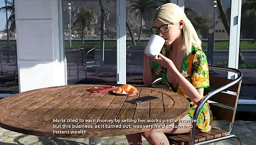 aşağı hareket: koca ve seksi göt sarışın karısı-ep5