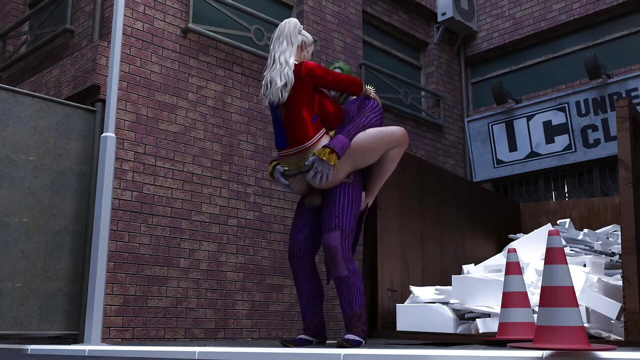 Joker, Harley Quinn'i kirli sokakta sikiyor