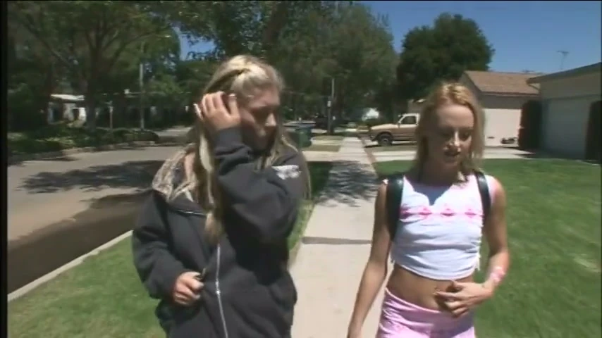 Skinny Teens with Amazing Bodies Have Nasty Threesome with Stud