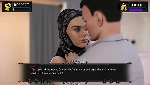 Batıda Banu 9 Banu Dexter tarafından sikiliyor ve Damians'ın yarağını emiyor