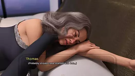 Büyükannenin evi #89 - Thomas ve Elizabeth birlikte biraz zaman geçiriyor ... Minni Thomas'a sakso çektikten sonra sikiliyor ...