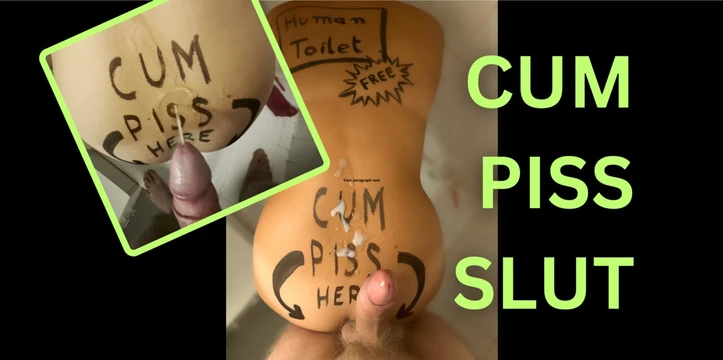 Бесплатный человек в туалете 🚻, моча и сперма на этой 18-летней латинской шлюшке