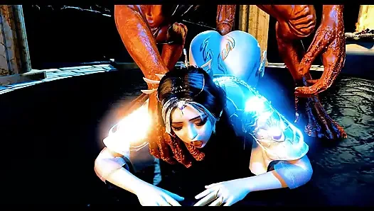 Sanal tanrıça: ve mutluluk- 3 boyutlu animasyon hentai