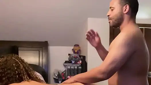 Spor salonundan ayrıldıktan sonra güzel bir arkadan çekim şenlik. Terli götümü domalt