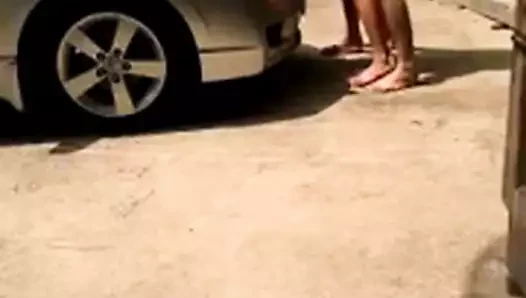 delante del coche
