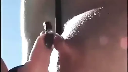 benim seksi piercing busty latina ile meme ve KEDİ deldi