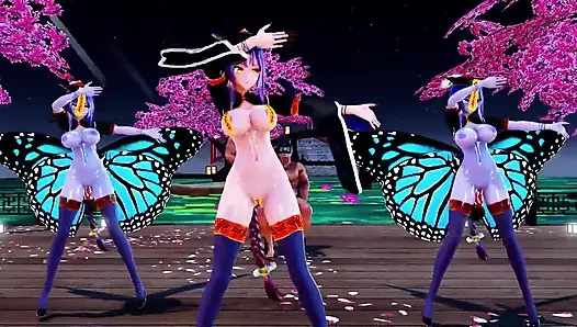 Seksi kızlar dans ve seks