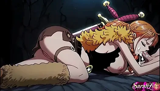 Luffy ve Nami: romantik bir macera - yapay zeka animasyonu