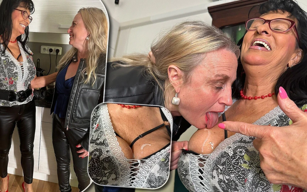 Секс-встреча с моей подругой на кухне дома