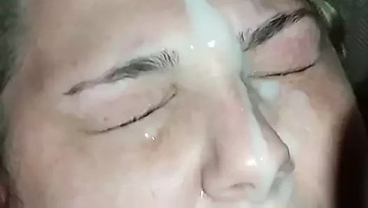 BBW Milf Cum Whore Receives Facial Explosion From BBC