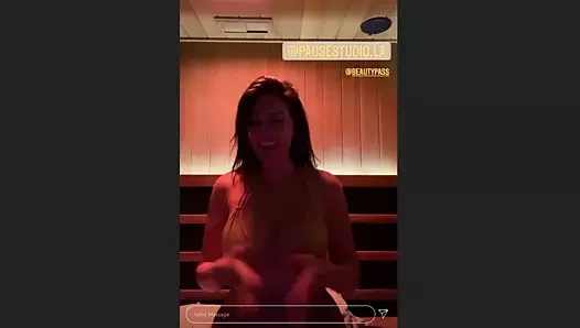 İranlı İranlı model estrella nouri, seksi bikini, canlı, meme ucu