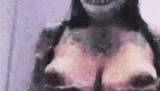 I secretly send my big tits to my stepbrother