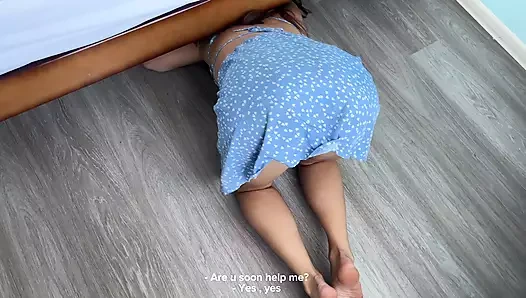 Sıkıştım! Oh yanlış delik, götten boşalma ile sikiliyor