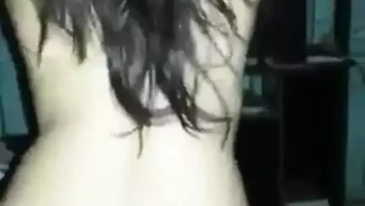 Desi kız dans üzerinde çük