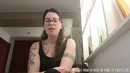 Vends-ta-culotte - Fransız dominatrix'in itaatkar adam için sert mastürbasyon talimatları