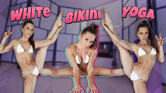 Beyaz mikrobikini yoga - hannahjames710