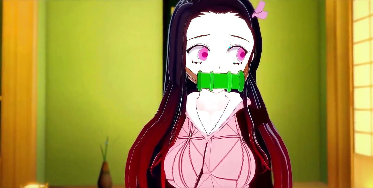 Nezuko Kimono sikişiyor