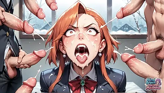 Zihin molası akıl çılgınlığı ofis grup seks partisi üçlü penetrasyon fışkırtıyor